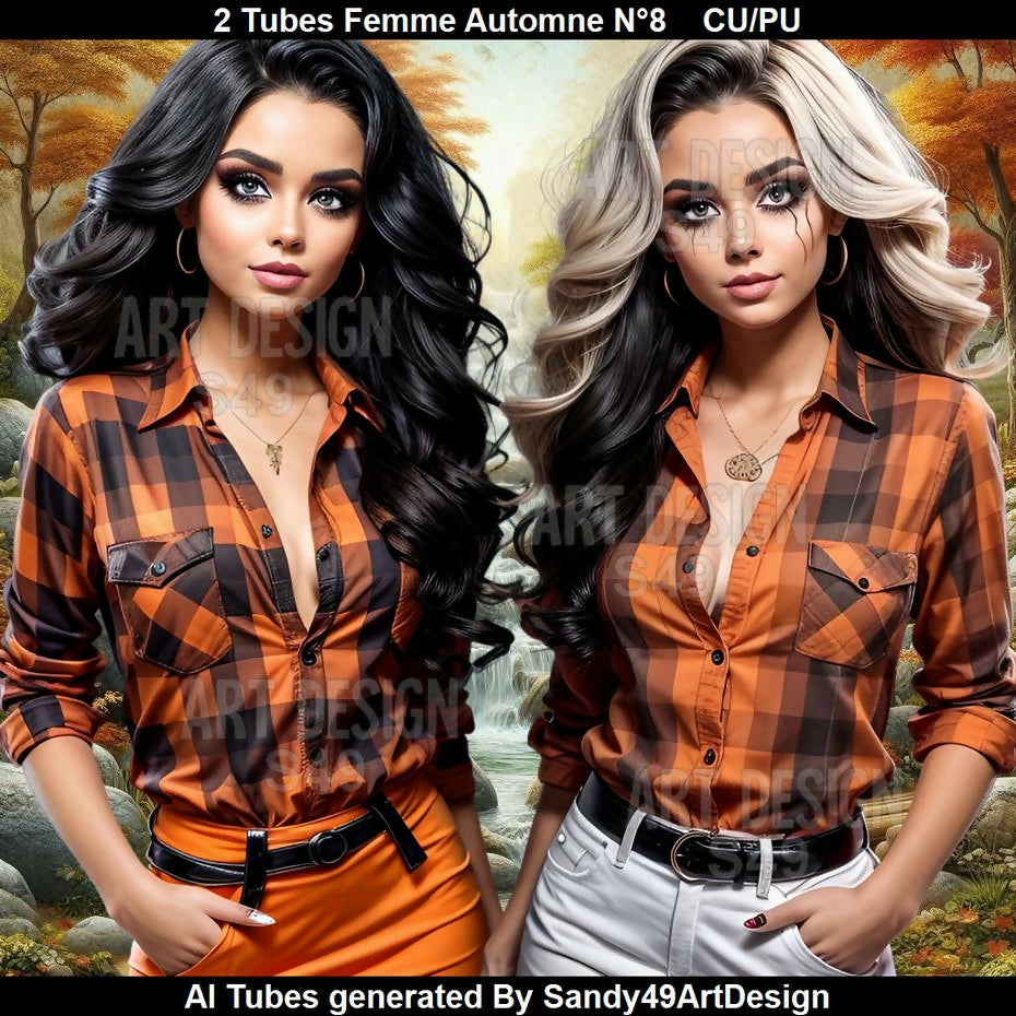 2 Tubes Femme Automne N°8