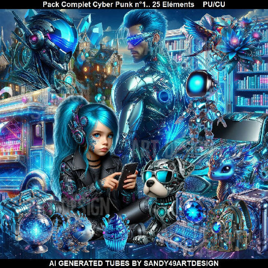 Pack complet Cyber-Punk N°1