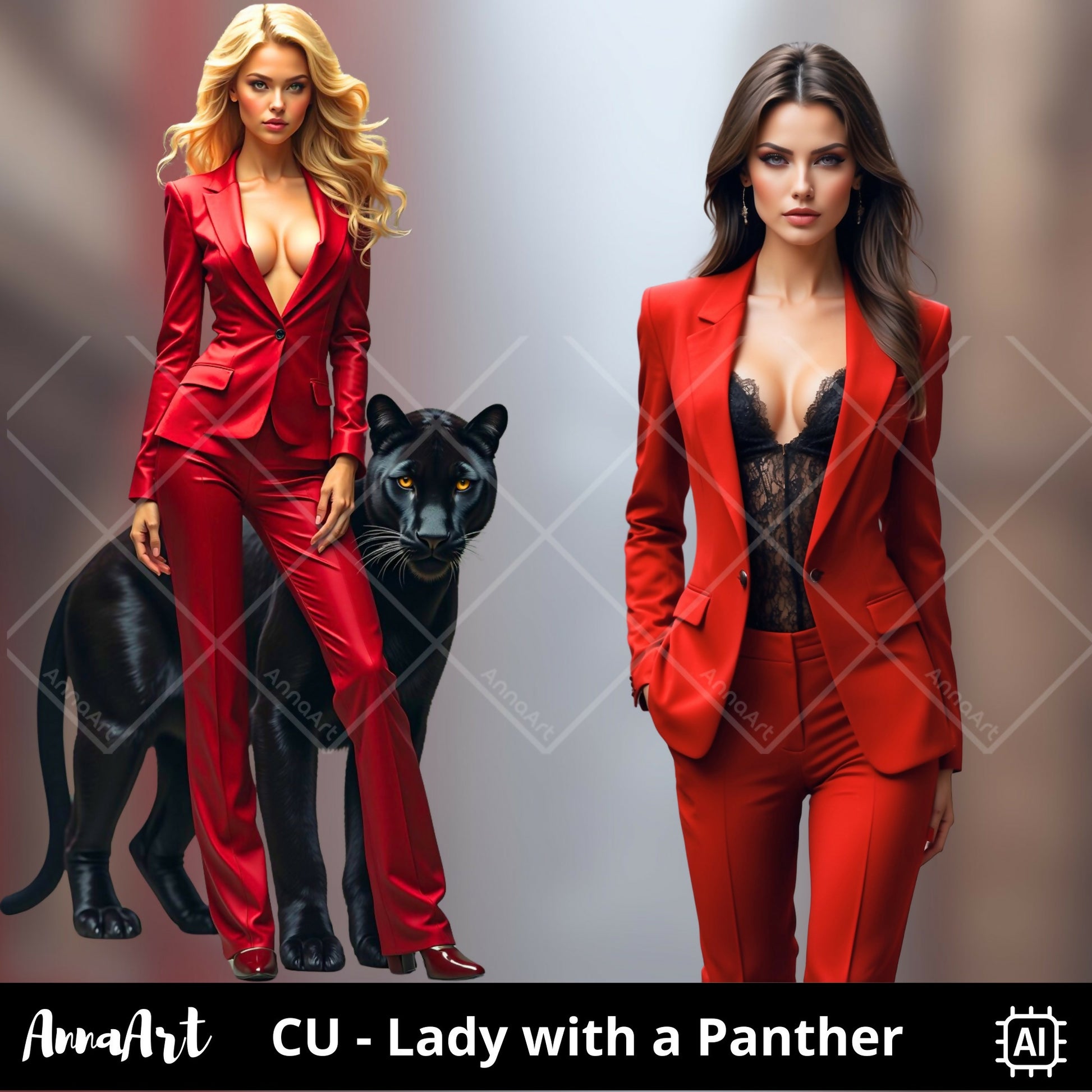 Lady with a Panther (2)