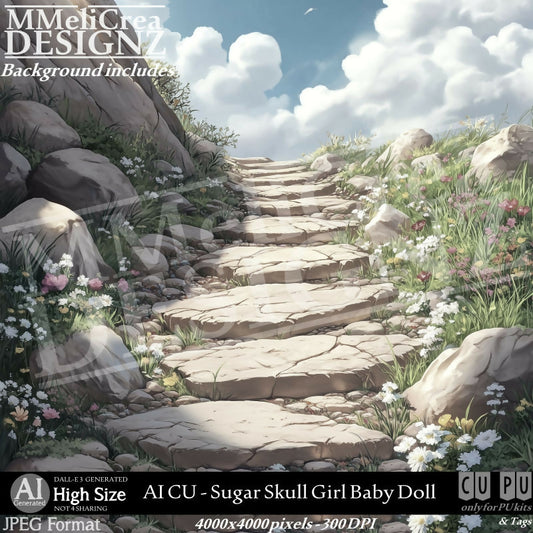 MMD - AI - CU Sugar Skull Girl Baby Doll