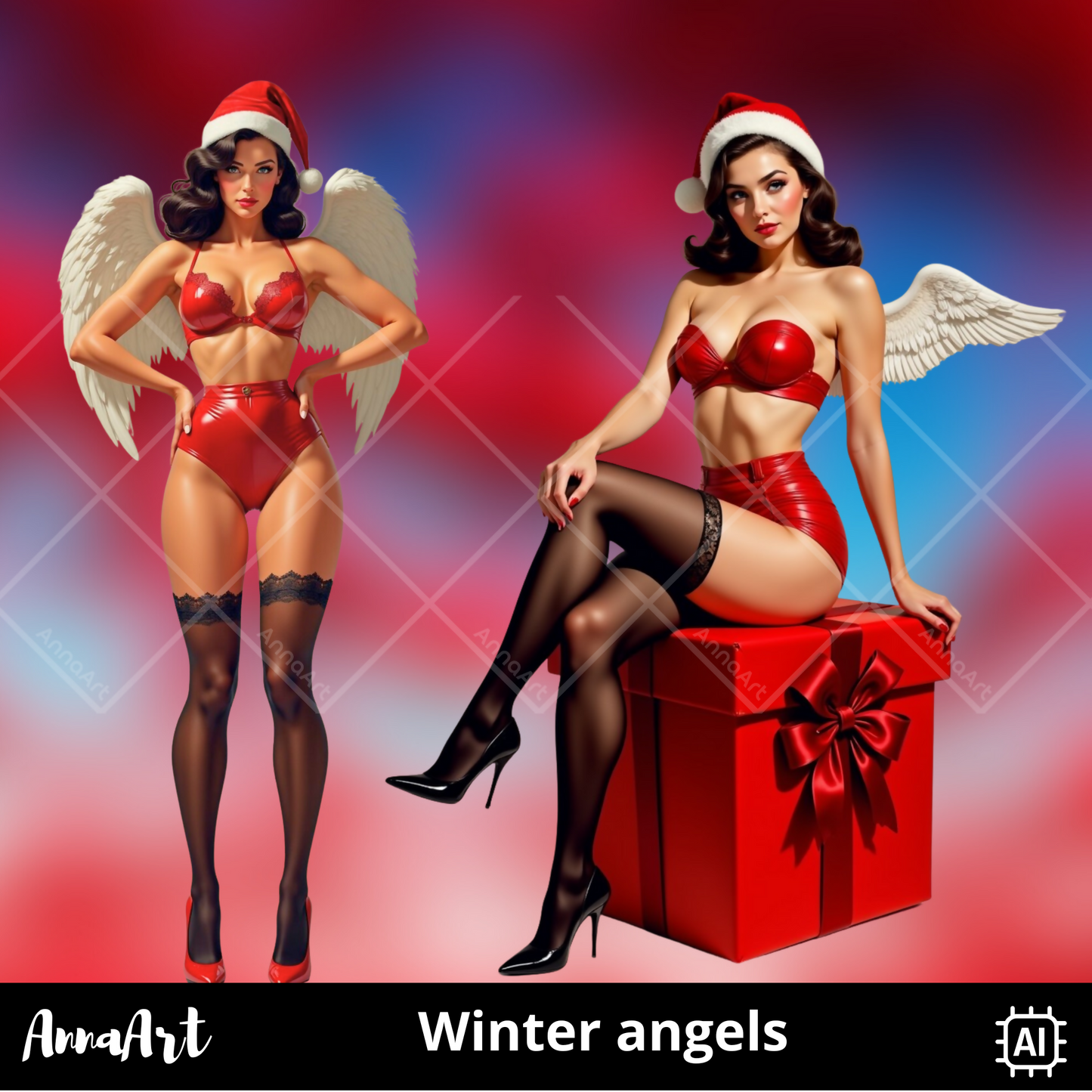 Winter angels