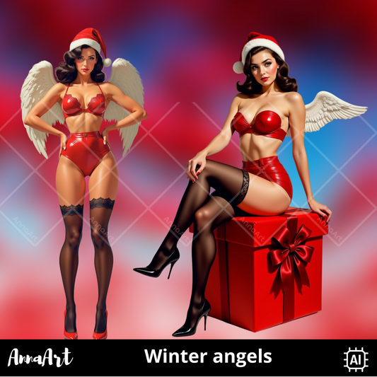 Winter angels