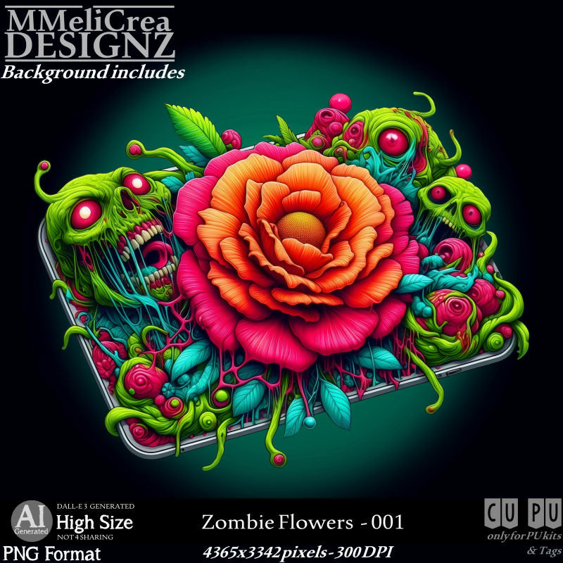 MMD - AI - Zombie Flowers - CU001