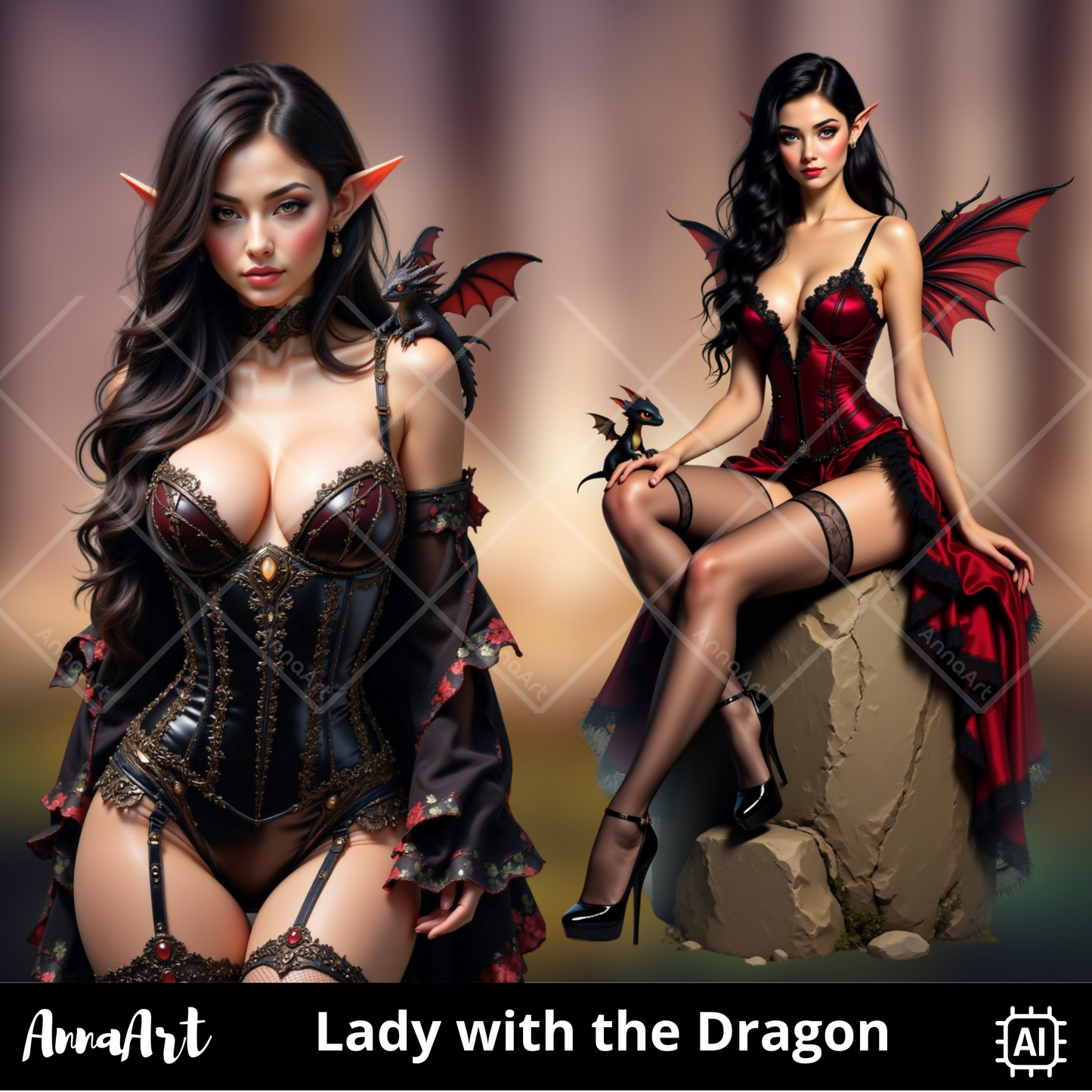 Lady with the Dragon