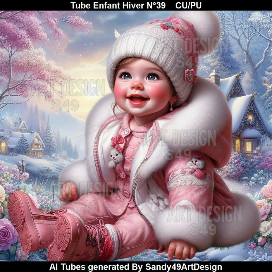 Tube Enfant Hiver N°39