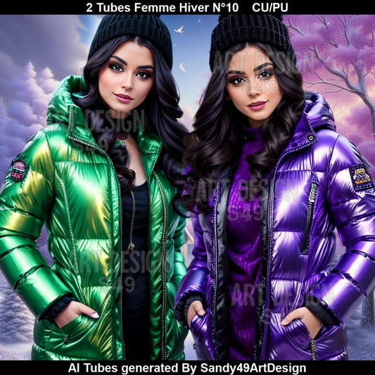 2 Tubes Femme Hiver N°10
