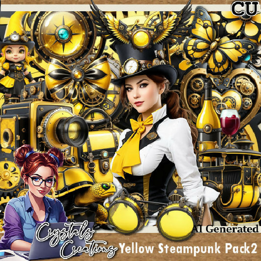 Yellow Steampunk CU Pack 2