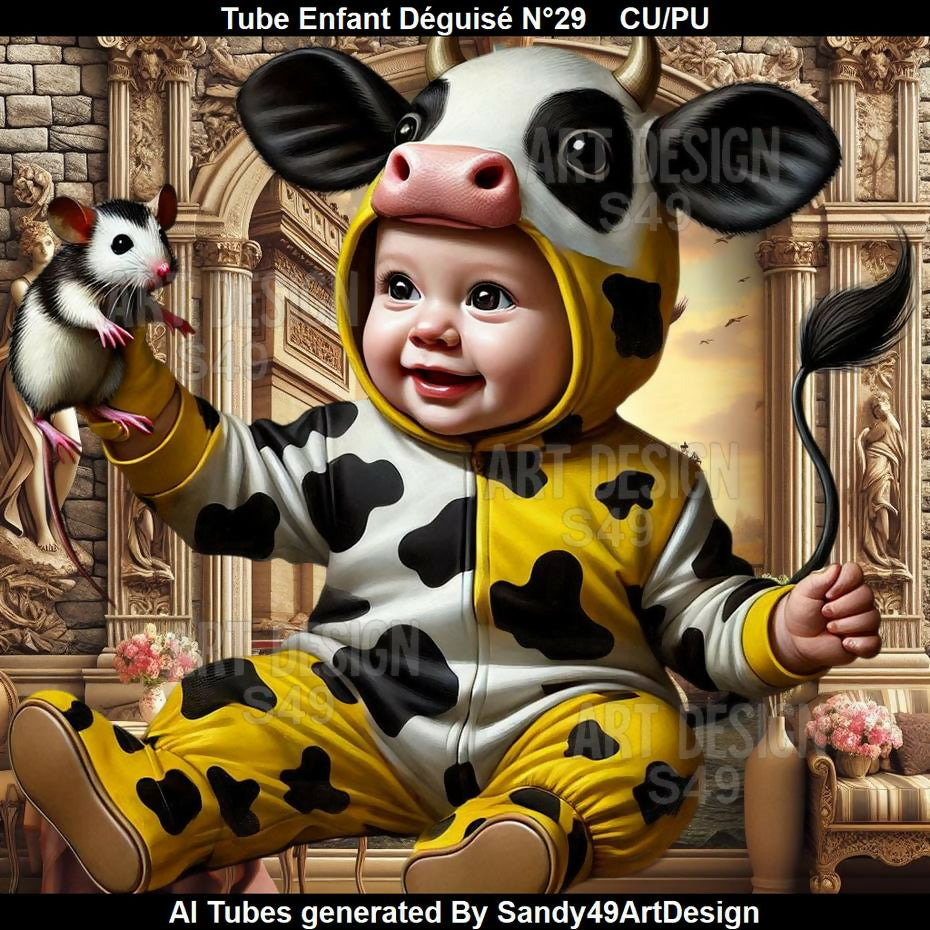 Tube Enfant Déguisé N°29