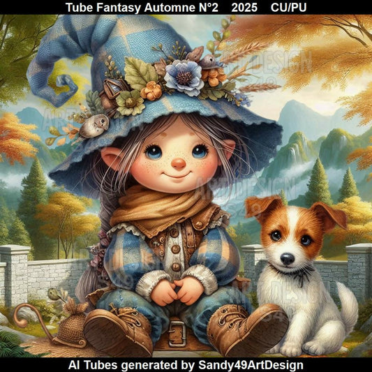 Tube Fantasy Automne N°2 2025