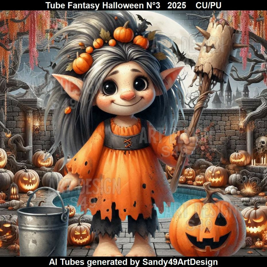 Tube Fantasy Halloween N°3 2025