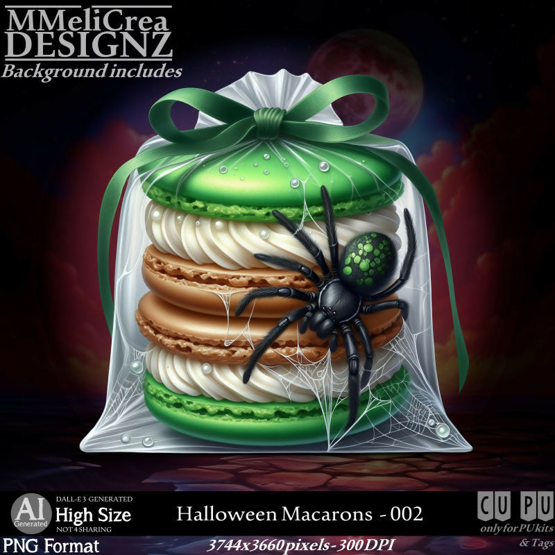 MMD - AI - Halloween Macarons - CU002