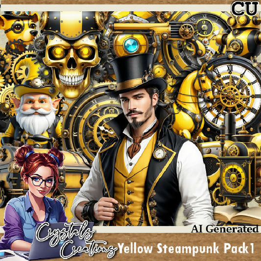 Yellow Steampunk CU Pack 1