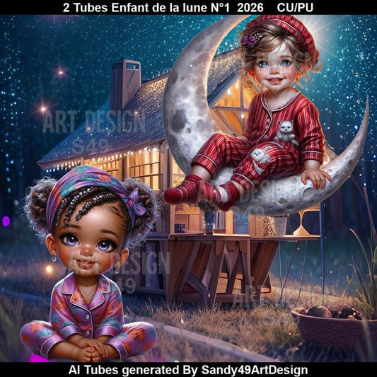 2 Tubes Enfant de la Lune N°1 2026