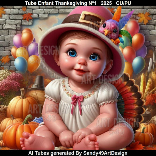 Tube Enfant Thanksgiving N°1 2025