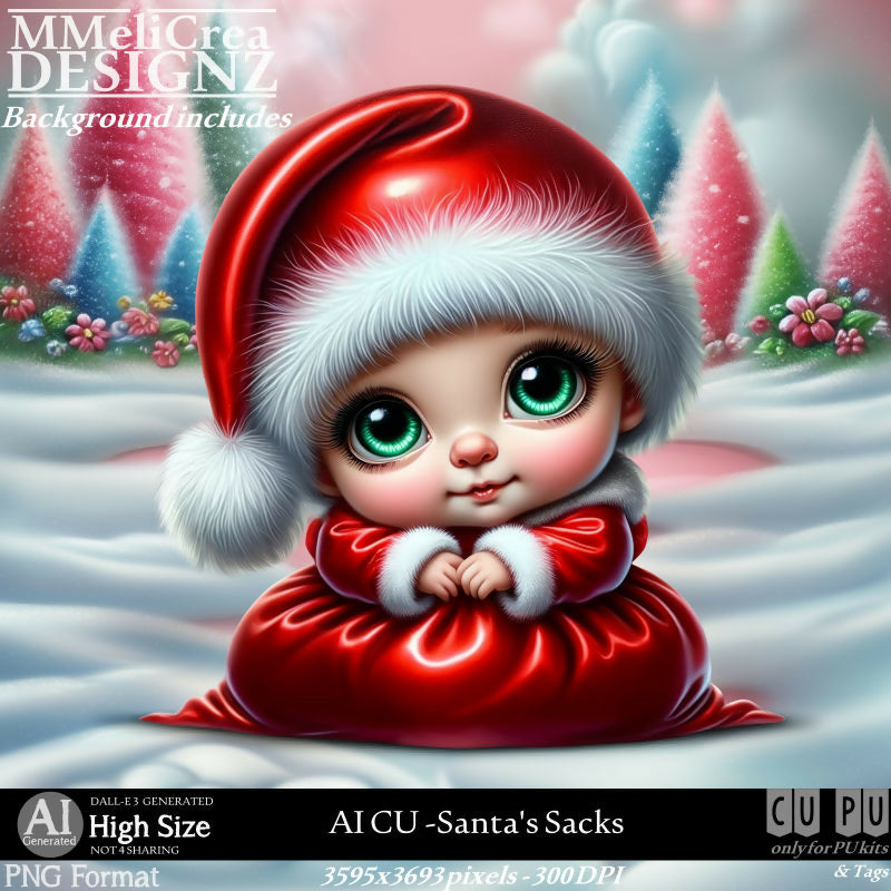MMD - AI - CU Santa's Sacks