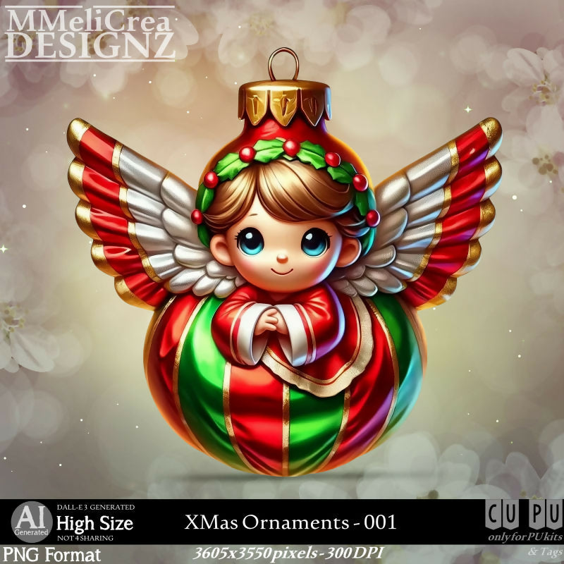 MMD - AI - XMas Ornaments - CU001