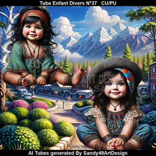 2 Tubes Enfant Divers N°37