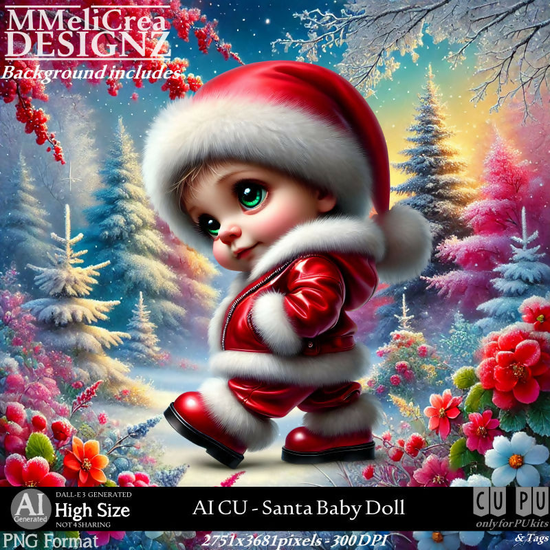 MMD - AI - CU Santa Baby Doll