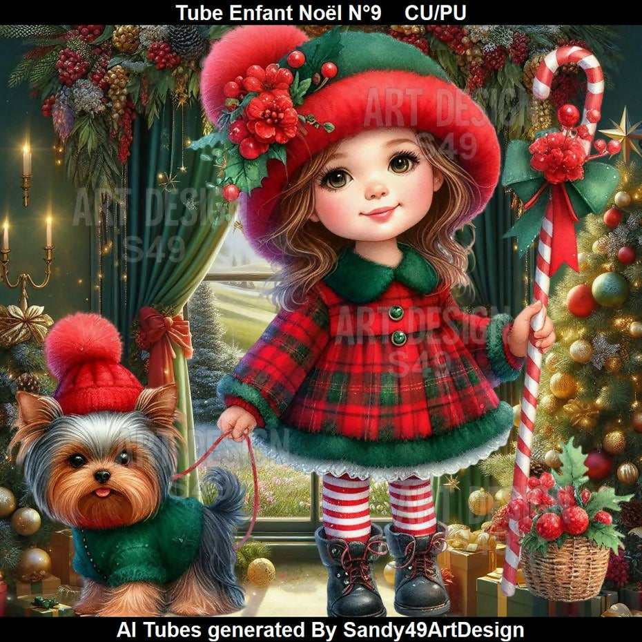 Tube Enfant Noël N°9