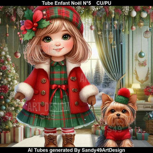 Tube Enfant Noël N°5
