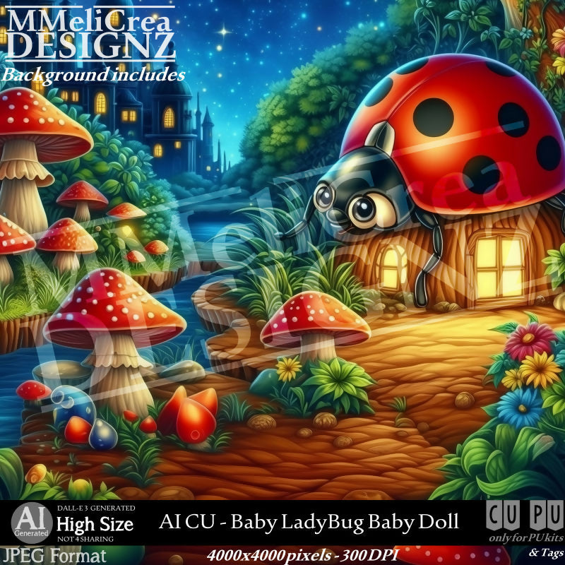 MMD_AI_CUBabyLadyBugBabyDoll_PV1