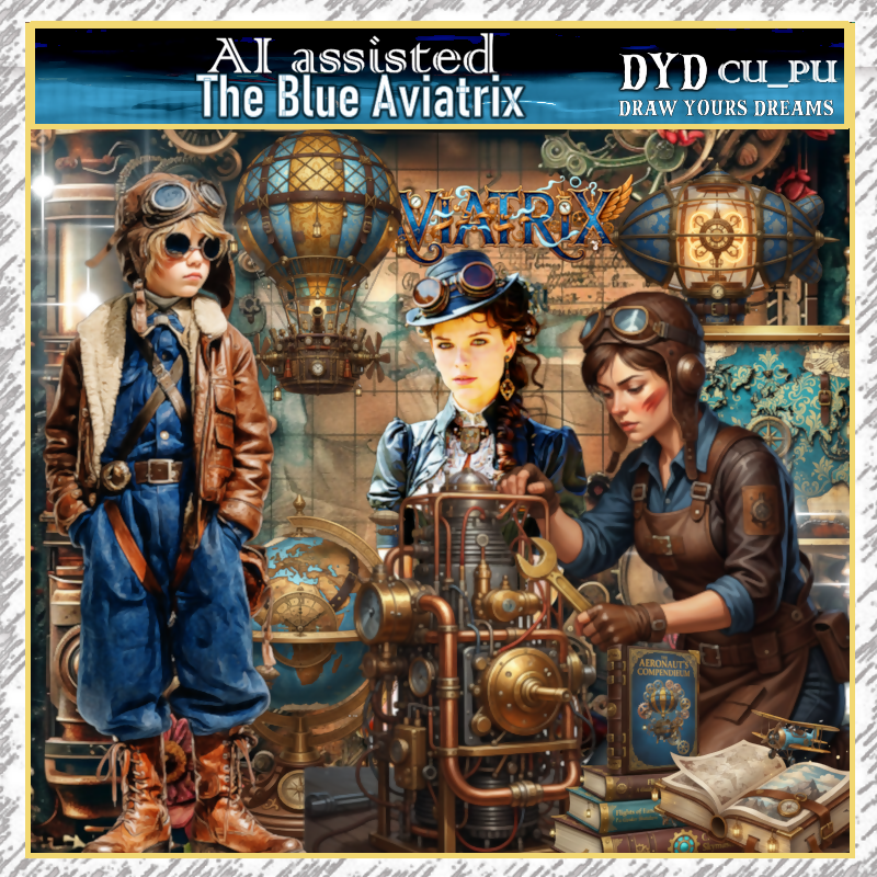 THE BLUE AVIATRIX