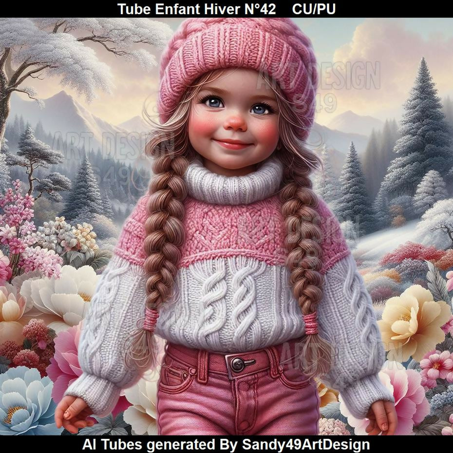 Tube Enfant Hiver N°42