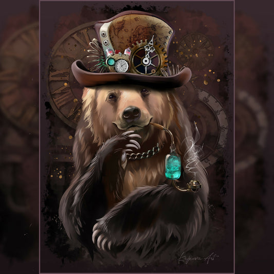 Steampunk bear