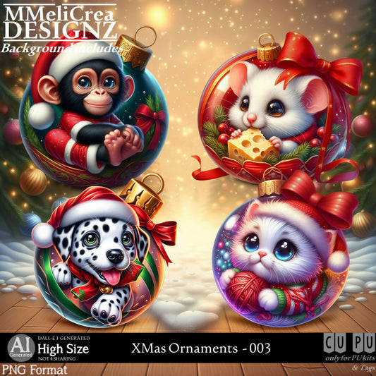 MMD - AI - XMas Ornaments - CU003