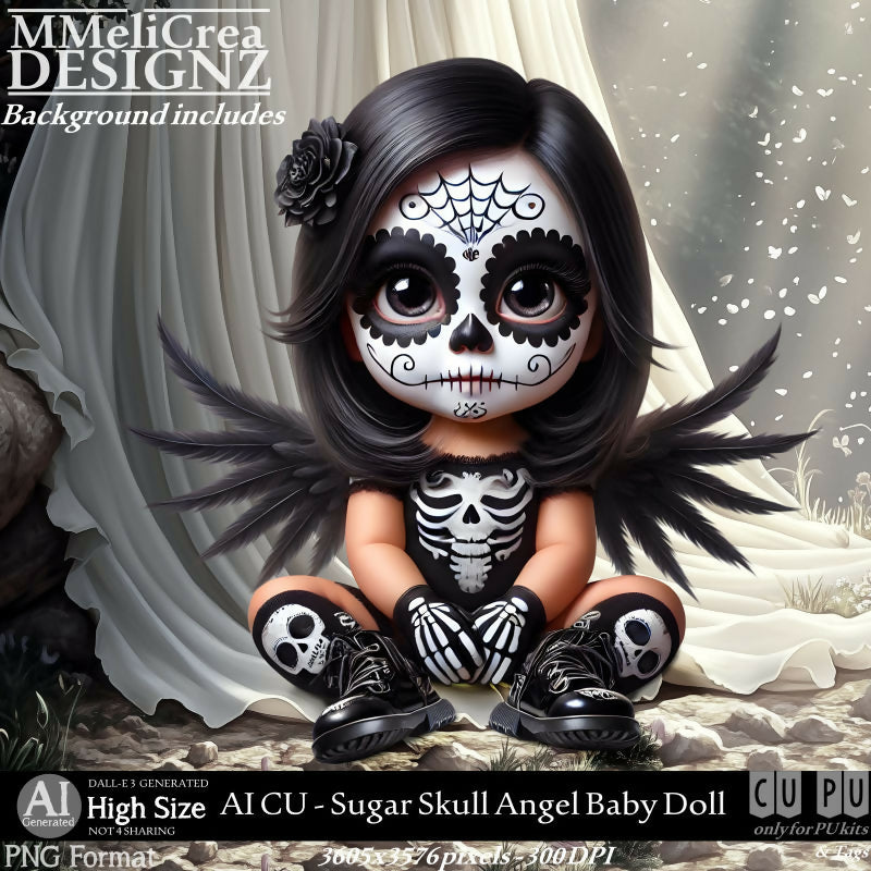 MMD - AI - CU Sugar Skull Angel Baby Doll