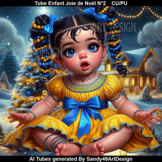 Tube Enfant La Joie de Noël N°2