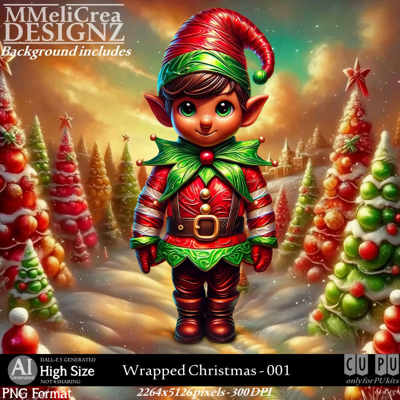 MMD - AI - Wrapped Christmas - CU001