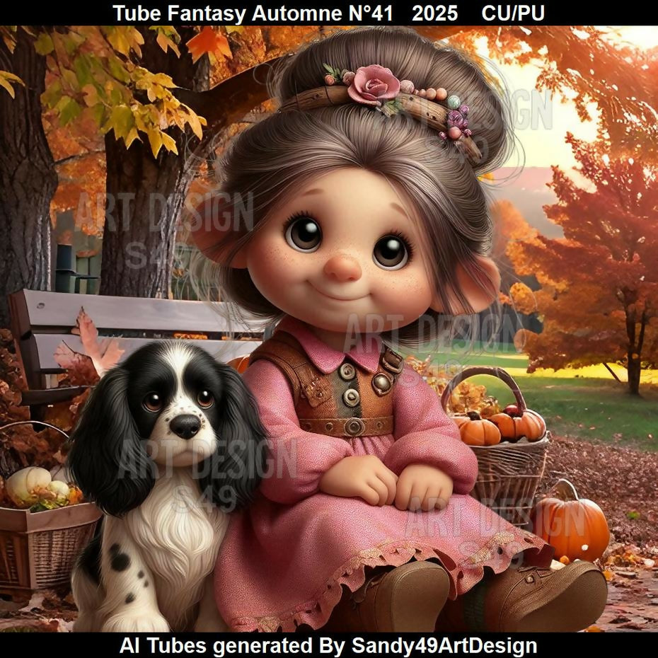 Tube Fantasy Automne N°41 2025