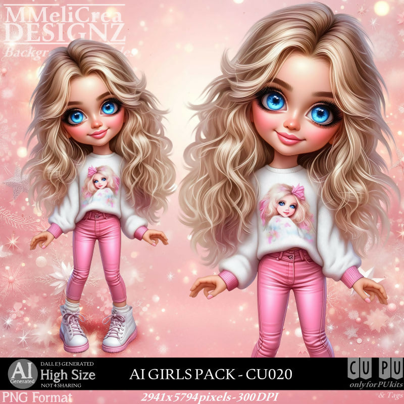 MMD - AI - GIRLS PACK - CU020