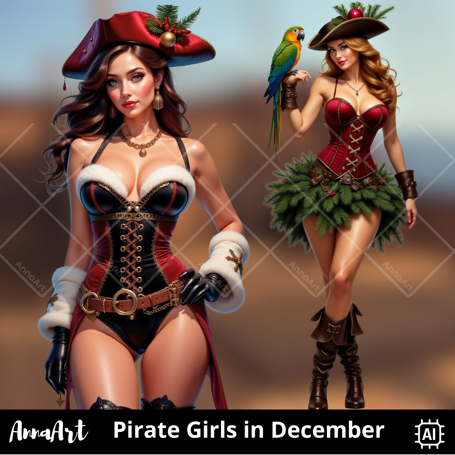 Pirate Girls in December