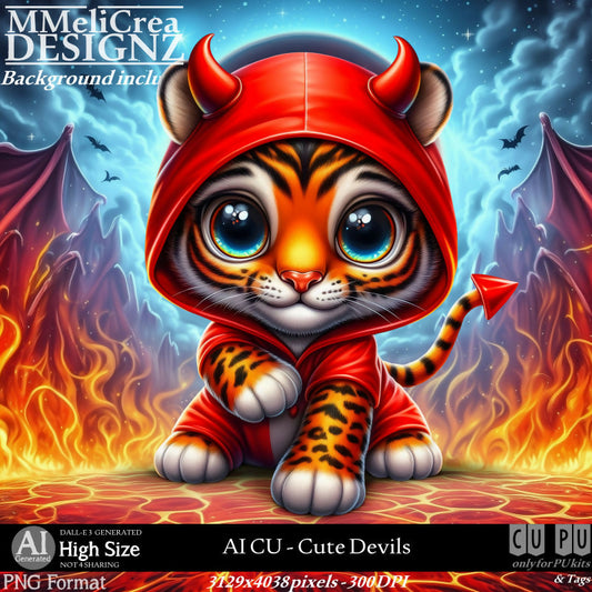 MMD - AI - CU - Cute Devils