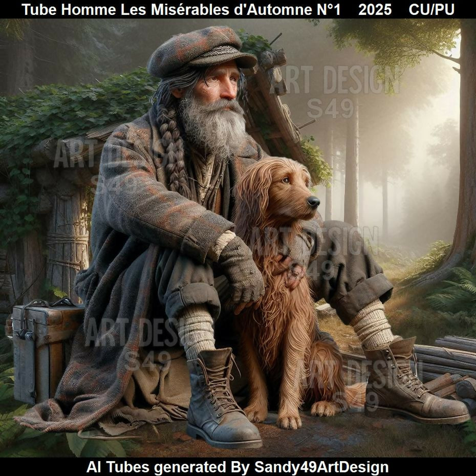 Tube Homme Les Misérables d'Automne N°1 2025