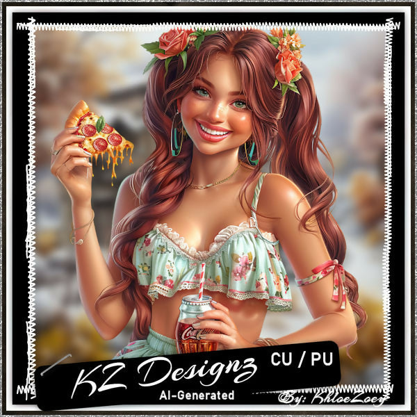 Pizza Girl -Tubes cu-pu preview