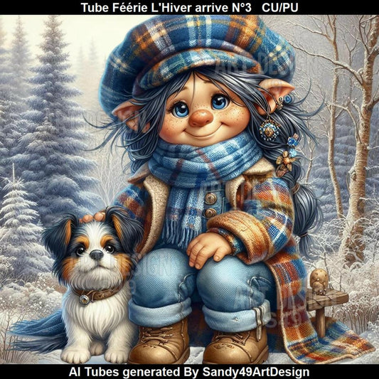 Tube Féérie L'Hiver arrive N°3