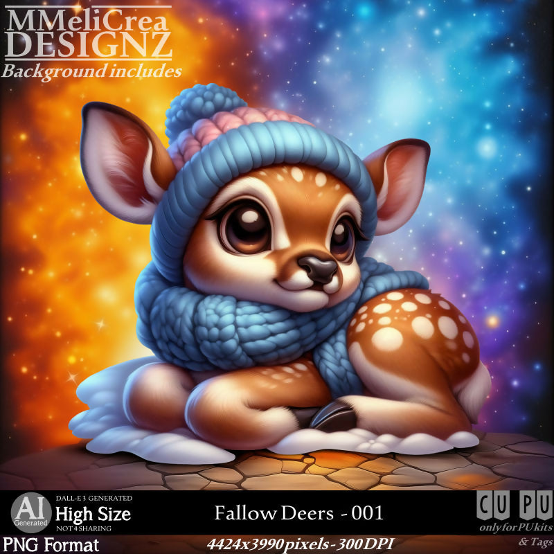MMD - AI - Fallow Deers - CU001