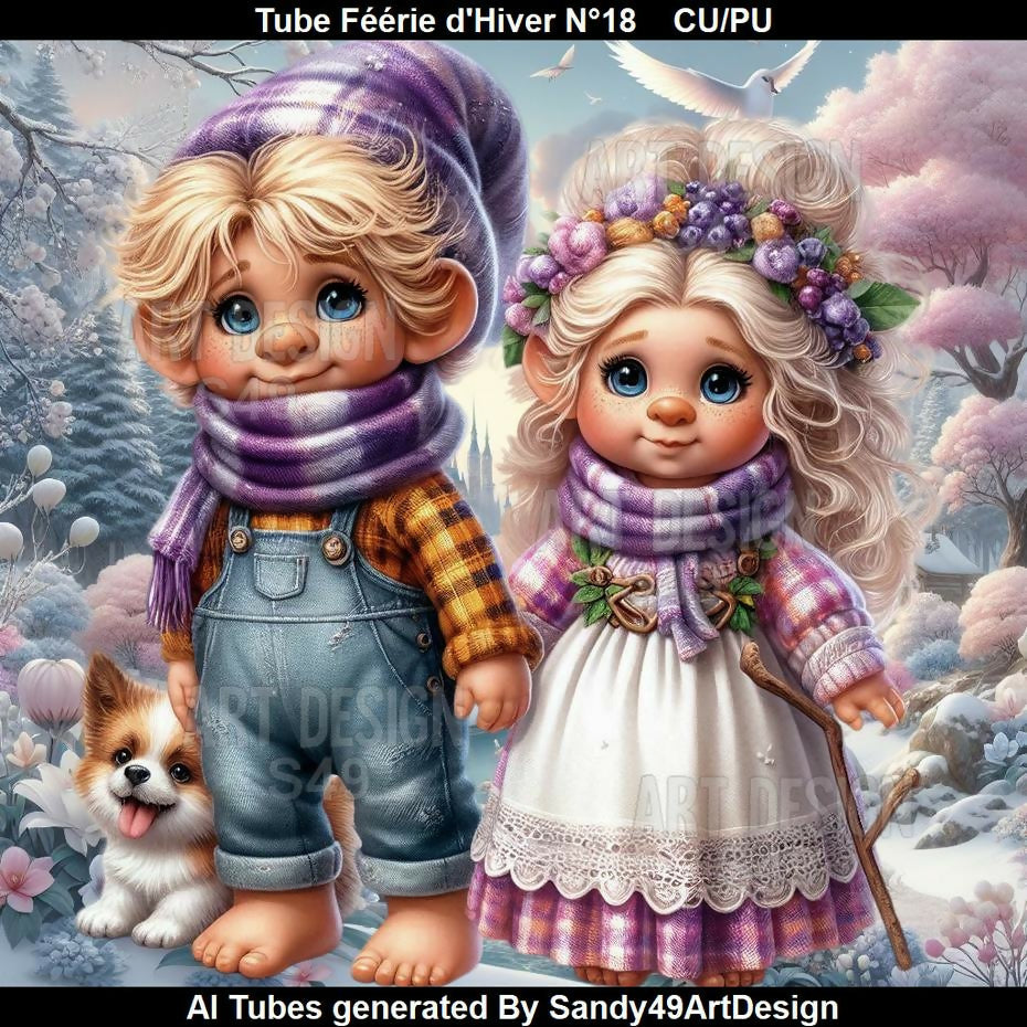 Tube Féérie d'Hiver N°18