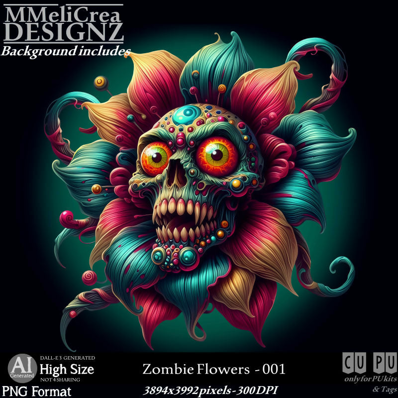 MMD - AI - Zombie Flowers - CU001
