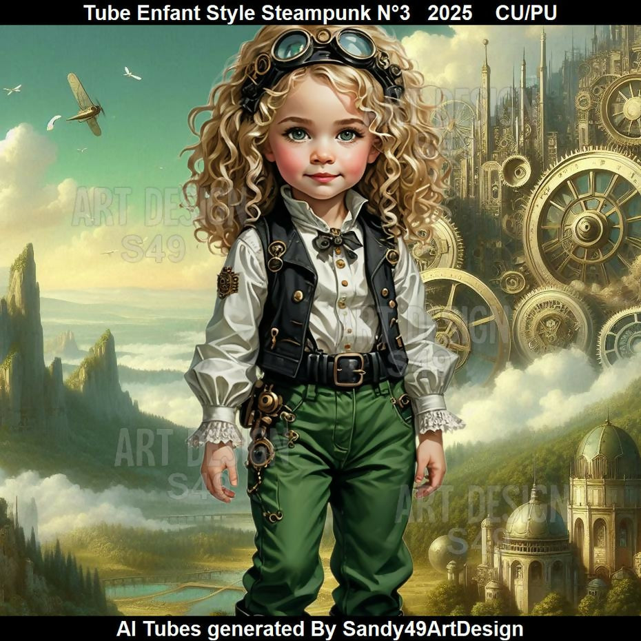 Tube Enfant Style Steampunk N°3 2025