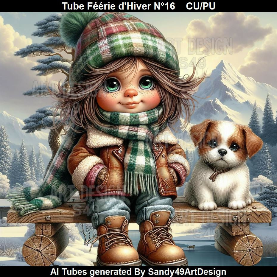 Tube Féérie d'Hiver N°16