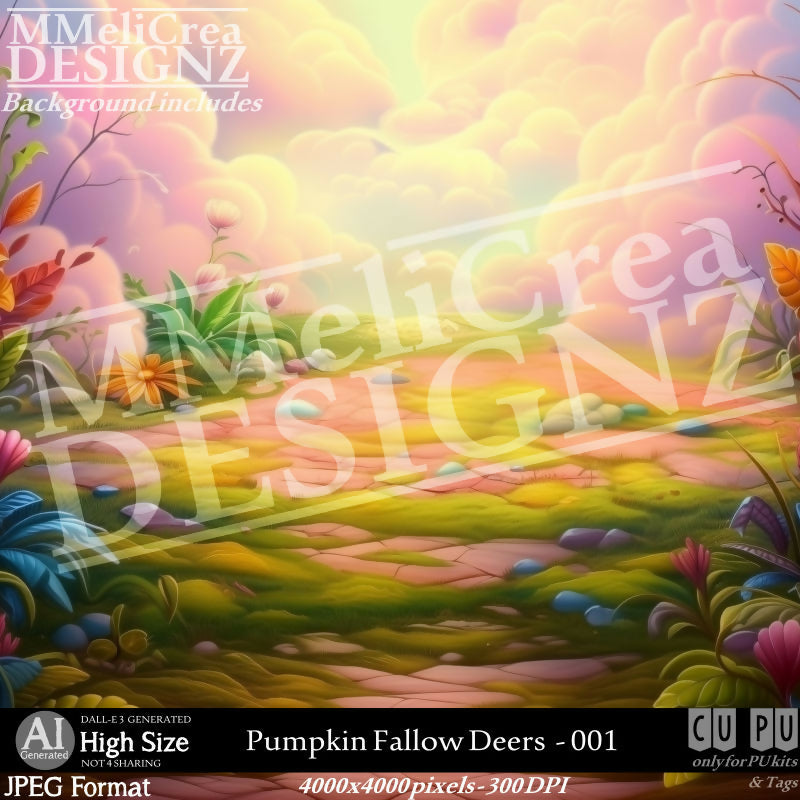MMD - AI - Pumpkin Fallow Deers - CU001
