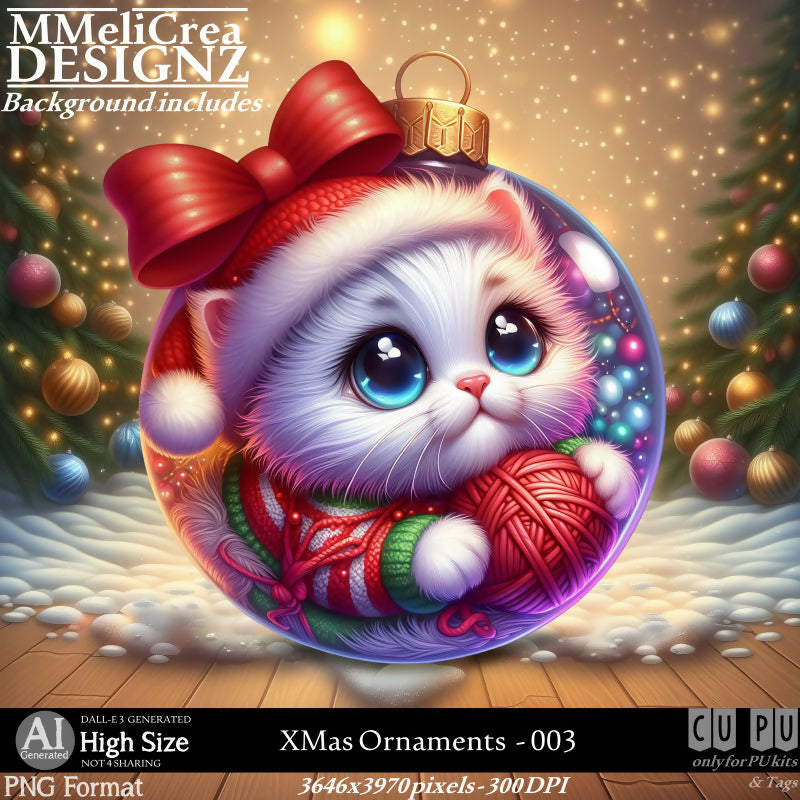 MMD - AI - XMas Ornaments - CU003