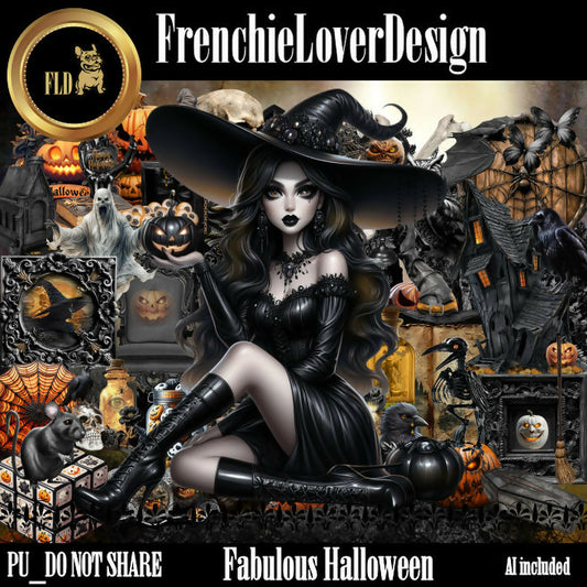 FrenchieLoverDesign_ Fabulous Halloween