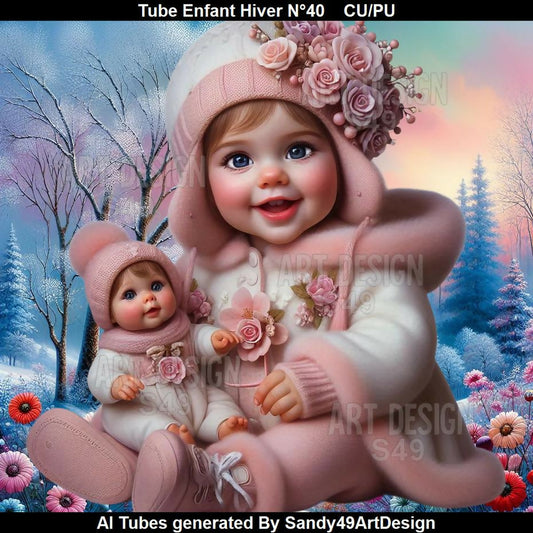 Tube Enfant Hiver N°40