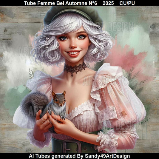 Tube Femme Bel Automne N°6 2025