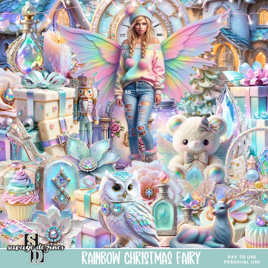 Rainbow Christmas Fairy Kit